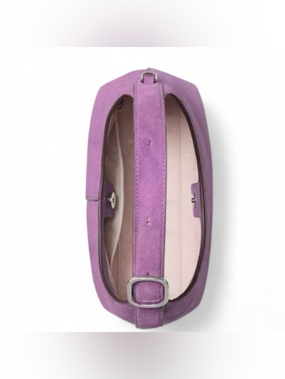 Kate Spade Suede Mini Crossbody in Wisteria  NWOT - Picture 2 of 3